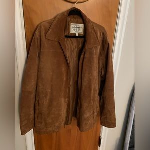 Boston Harbour Leather Coat Large